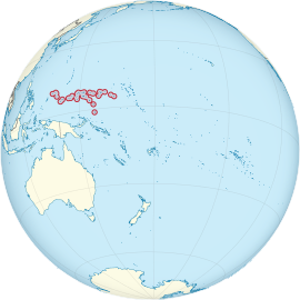 Розташування Федеративних Штатів Мікронезії