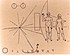 Послання до позаземних цивілізацій на «Піонерах», створене Карлом Саганом