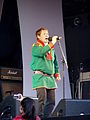 Ande Somby, Sámi vocalist and law professor at the University of Tromsø from Sirbma, Finnmark, performing with his band Vajas at the 2007 Riddu Riđđu festival