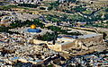 The Temple Mount is the holiest spot in Judaism and the third holiest site in Islam. Jews venerate it as the site of the two former Temples and Muslims believe that Muhammad was transported from the Great Mosque of Mecca to this location during the Night Journey.