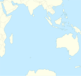 لا ديغو على خريطة المحيط الهندي