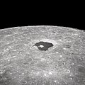 Kráter Ciolkovskij z pohľadu Apolla 8