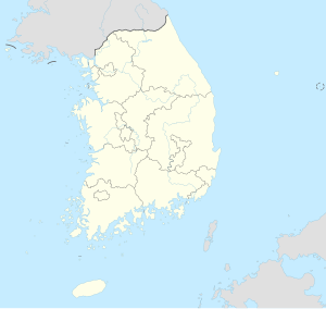 巨文島の位置（大韓民国内）