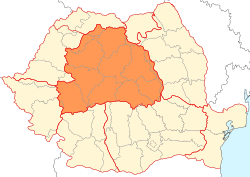 Трансилвания с разглежданите понякога като част от нея румънски части на областите Банат, Кришана и Марамуреш