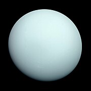 Planet Uranus by Voyager 2, 1986