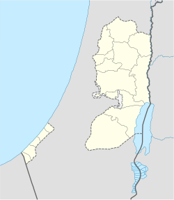 希布倫在巴勒斯坦國的位置