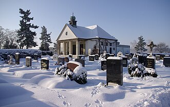 Cemetery in Franconia, Germany.