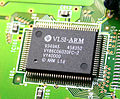 ARM60 CPU（VY86C06020FC-2） ※下記FZ-10と同様にP60ARMが実装されているものもある。