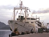 MV Doña Paz in port, 1984