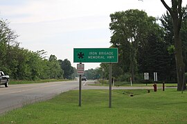 Photograph of the road sign