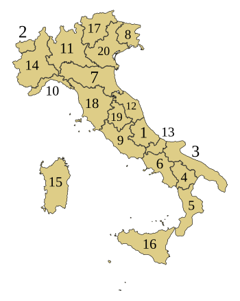 Адміністративний поділ Італії