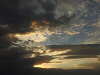 Cloudscape photography of Chandigarh