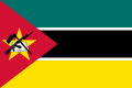 Bandera de Mozambique.