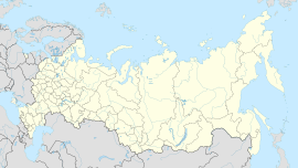 Ојмјакон на карти Русије