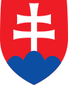 Герб Словаччини - Dvoikryz, подвійний хрест