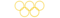 Collare d'oro dell'Ordine olimpico (Comitato Olimpico Internazionale) - nastrino per uniforme ordinaria