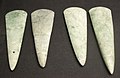 Polished jade axes, Carnac, c. 4500 BC