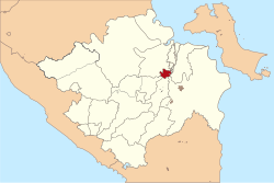 Vị trí của Palembang ở Indonesia