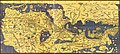 1154年、イドリースィーが描いたとされる世界地図。北が下になっている。