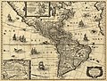 Image 5A 17th-century map of the Americas (from History of Latin America)