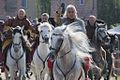 Image 19Folkloristic reconstruction of the Company of Death led by Alberto da Giussano who is preparing to carry out the charge during the battle of Legnano at the Palio di Legnano 2014 (from Culture of Italy)