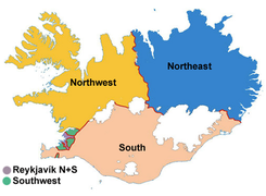 Εκλογικές περιφέρειες της Ισλανδίας