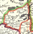 Svėdasai (Swiadosci) marked in Nicolas Sanson map (1665)