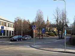 Katukuvaa Nurmijärven kirkonkylästä