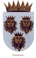 Герб Далмації, який використовувався за часів Габсбурзької монархії