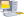 Desktop computer clipart - Yellow theme.svg