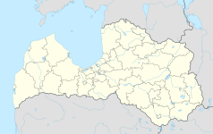 Mapa konturowa Łotwy