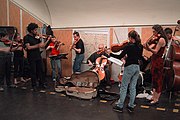 Ensemble entertains travellers in the Paris Métro (2002)