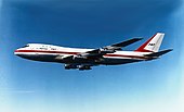 Boeing 747 prototype photographed in flight (cropped, retouched).jpg