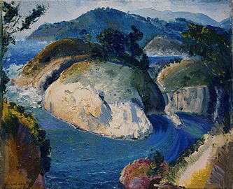 George Bellows, California Headlands, 1917