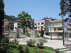 Town center square