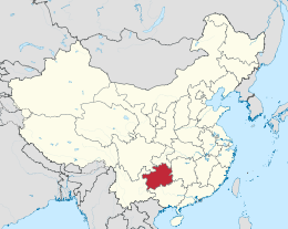Guizhou – Localizzazione