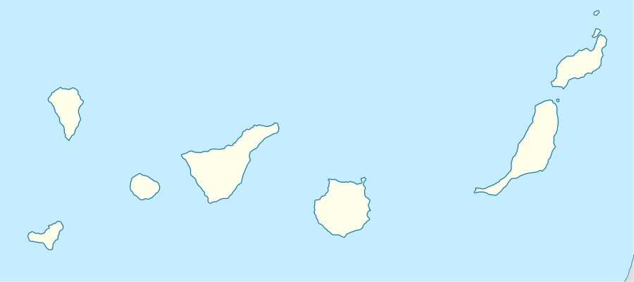 西班牙世界遗产列表在加那利群島的位置