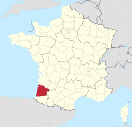 Landes – Localizzazione