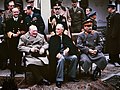 Yalta Conference 1945 Churchill, Stalin, Roosevelt (cropped 4-3).jpg