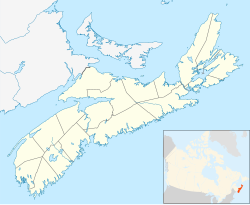 Westville is located in Nova Scotia