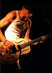 Chris Whitley in concert in Belgium, 1998