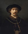 Rembrantas. „Autoportretas su kepure ir dviem grandinėlėmis“