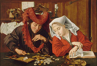 The moneychanger and his wife (c. 1538), Musée des Beaux-Arts de Nantes