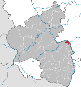 Poziția localității Mainz