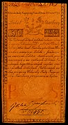 POL-A4-Bilet Skarbowy-50 Zlotych (1794 First Issue)