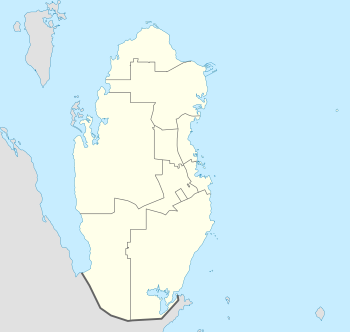 Mapa konturowa Kataru