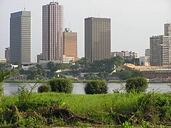 Abidjan financial center.