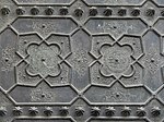 Detail of the Almoravid-era bronze overlays on the doors of al-Qarawiyyin's Bab al-Gna'iz.[193]