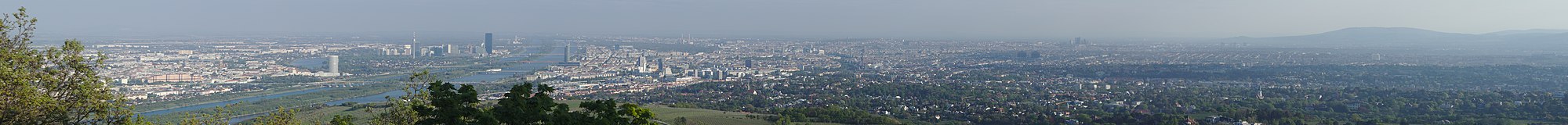 Panoramatická fotografia mesta Viedeň