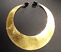 Gold lunula from Cornwall, c. 2400 BC.[197][198]